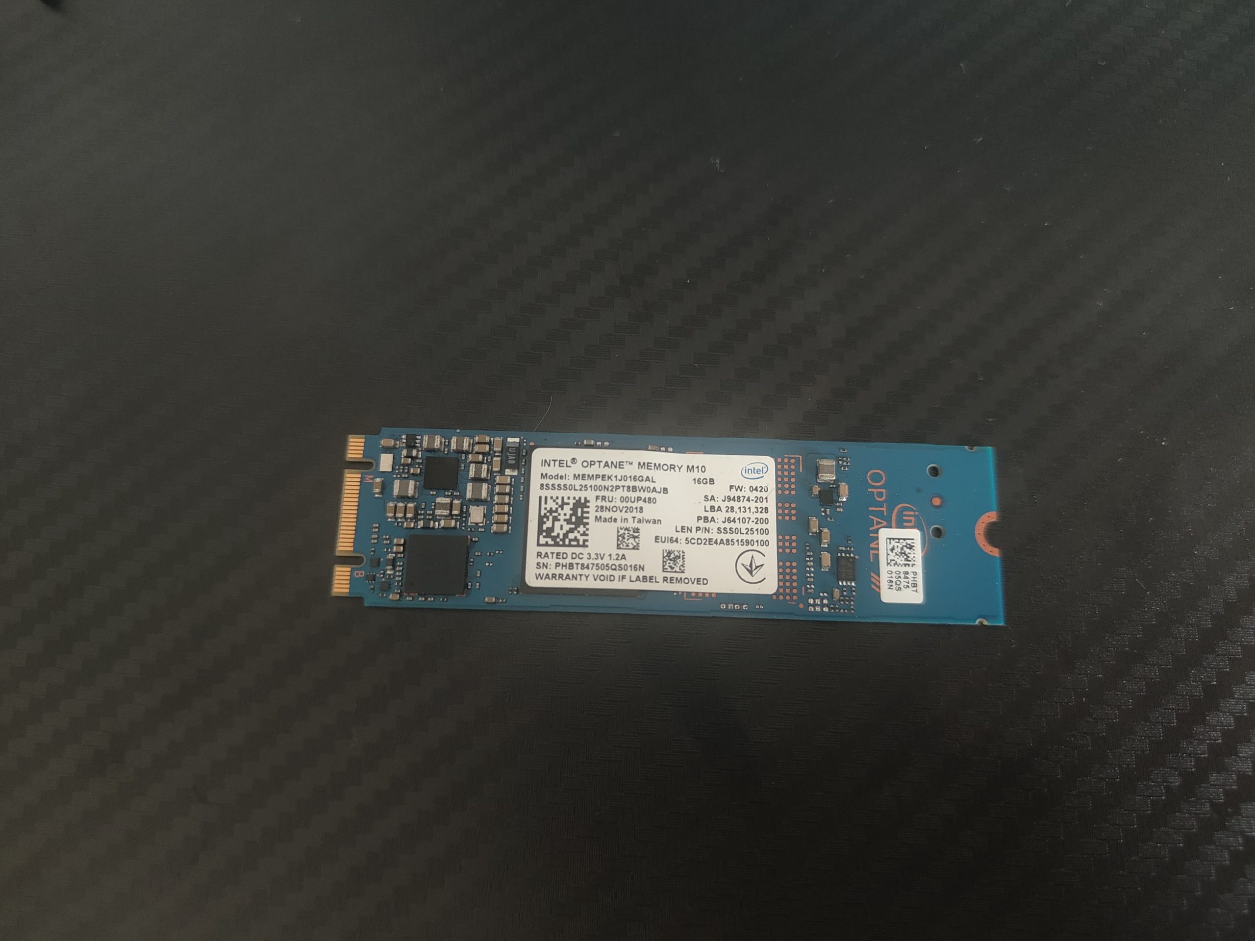 傲腾内存M10充当虚拟内存尝鲜