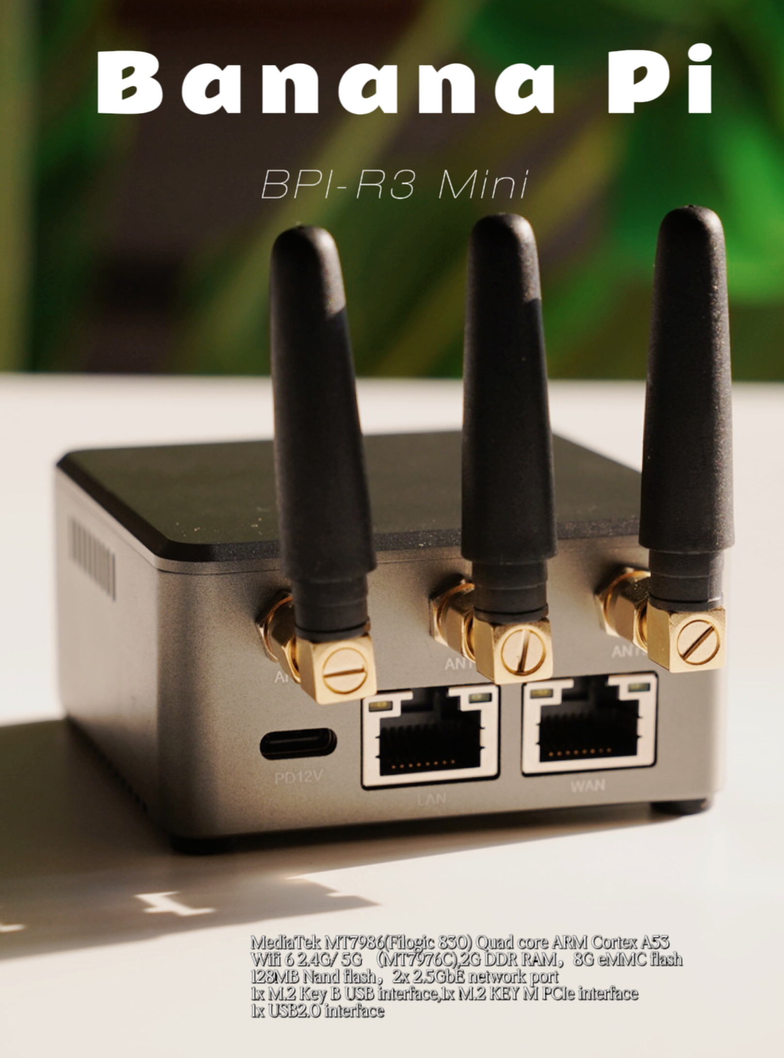 BPI-R3 Mini 主板核心特写