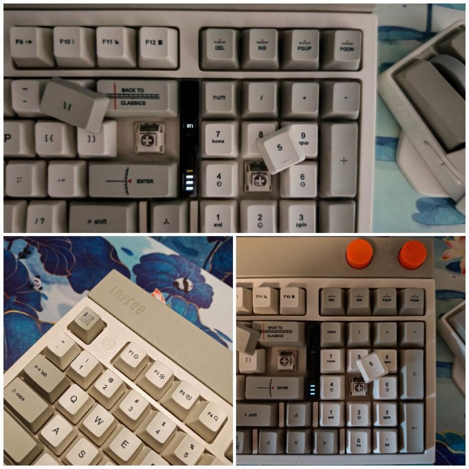 键盘附带可拆卸磁吸式手托