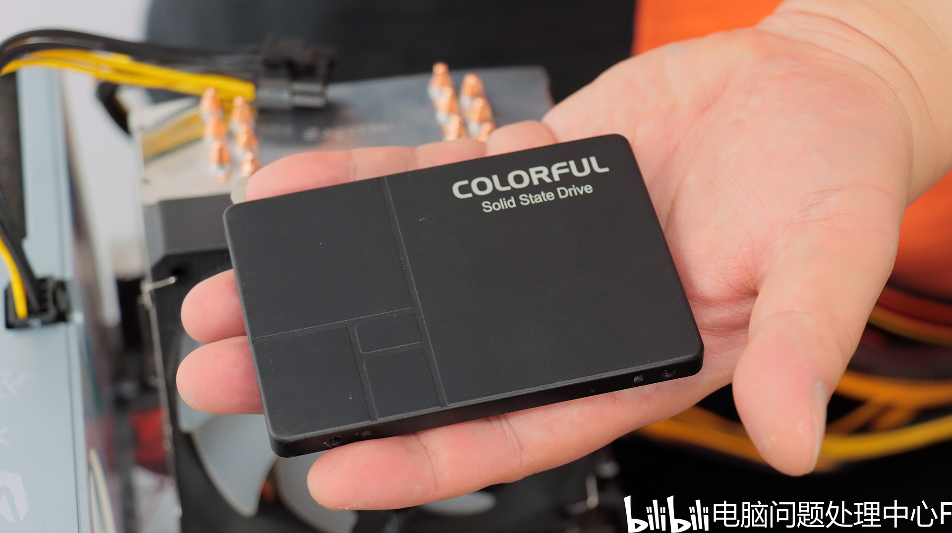 七彩虹SL500 SSD背面标签